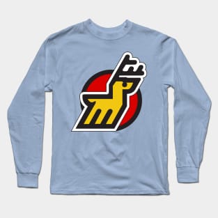 Retro Hockey - WHA - Michigan Stags Hockey Team Long Sleeve T-Shirt